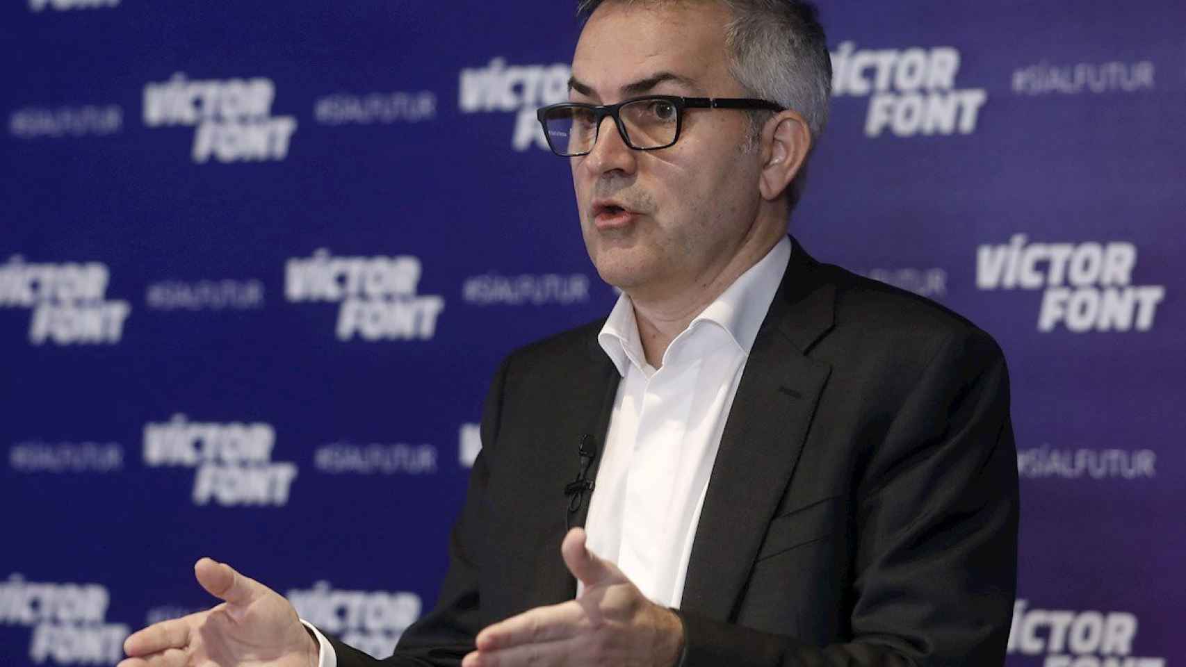 Víctor Font en un acto de la candidatura / EFE