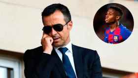 Jorge Mendes negocia sobre el futuro de Ansu Fati en el Barça / CM