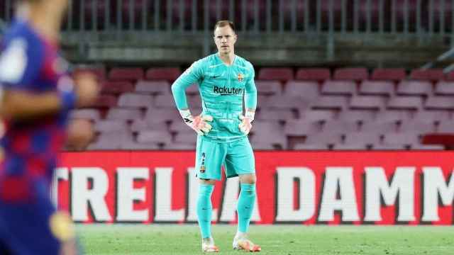 Ter Stegen durante un partido /FCB