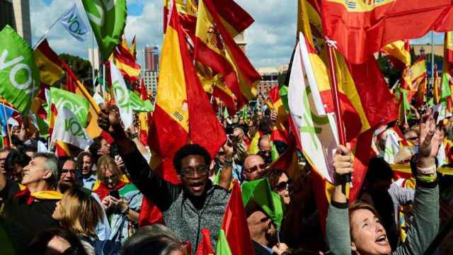 Manifestación de Vox en Barcelona / EFE