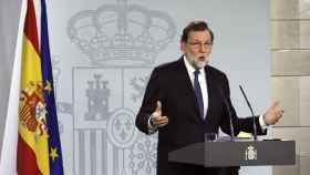 Mariano Rajoy da cuenta de la aplicación del artículo 155 de la Constitución en Cataluña / EFE