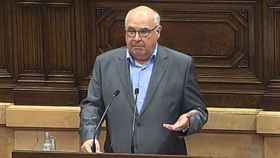 El líder de CSQP en el Parlamento catalán, Lluís Rabell, en una imagen de archivo / CG