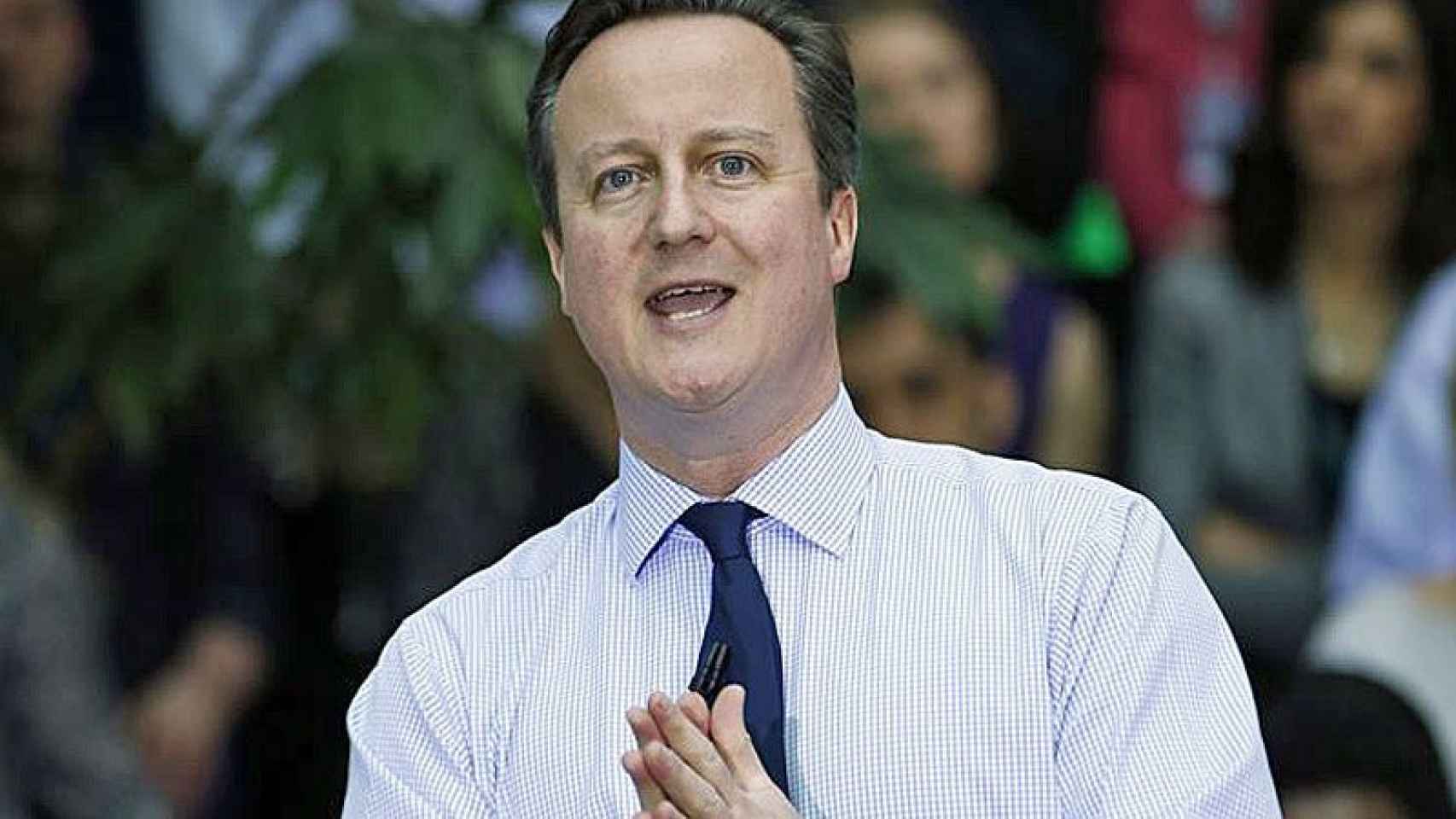 David Cameron, primer ministro del Reino Unido.