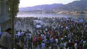 Inmigrantes y refugiados buscan asilo en Grecia.