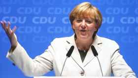 Angela Merkel, líder de la CDU y canciller alemana
