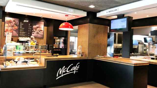 Interior de un McDonald's de Barcelona