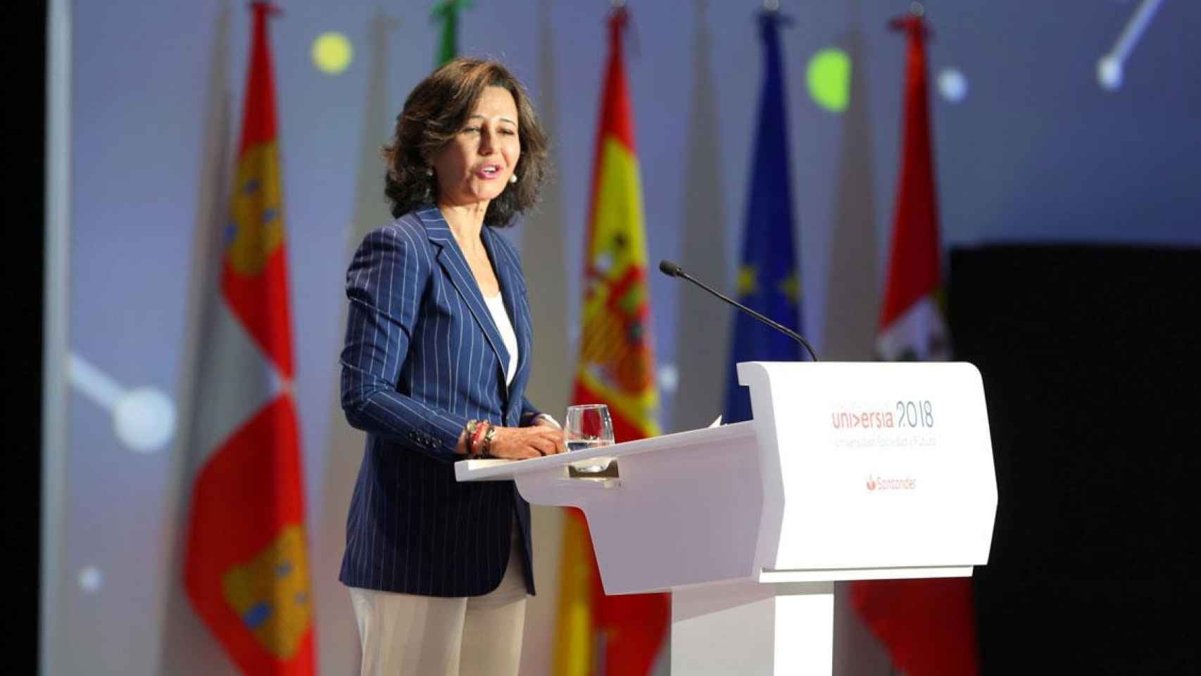 La presidenta de Banco Santander, Ana Botín / EFE