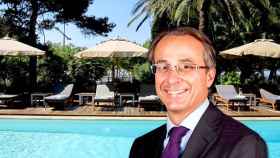 Javier Faus, dueño de Meridia Capital, y uno de los hoteles de Palamós del grupo Andilana / FOTOMONTAJE DE CG