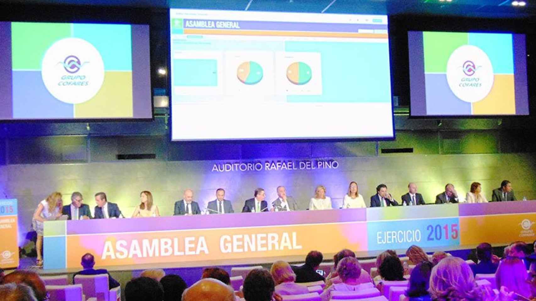 Asamblea general del Grupo Cofares, celebrada este jueves en Madrid.