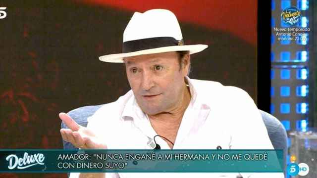 Amador Mohedano en el 'Deluxe' / MEDIASET