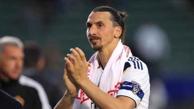 Zlatan Ibrahimovic después de un partido con Los Ángeles Galaxy / EFE