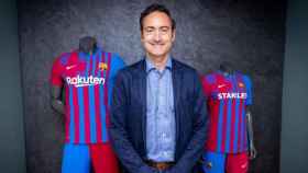 Ferran Reverter en su presentación como CEO del Barça / FCB