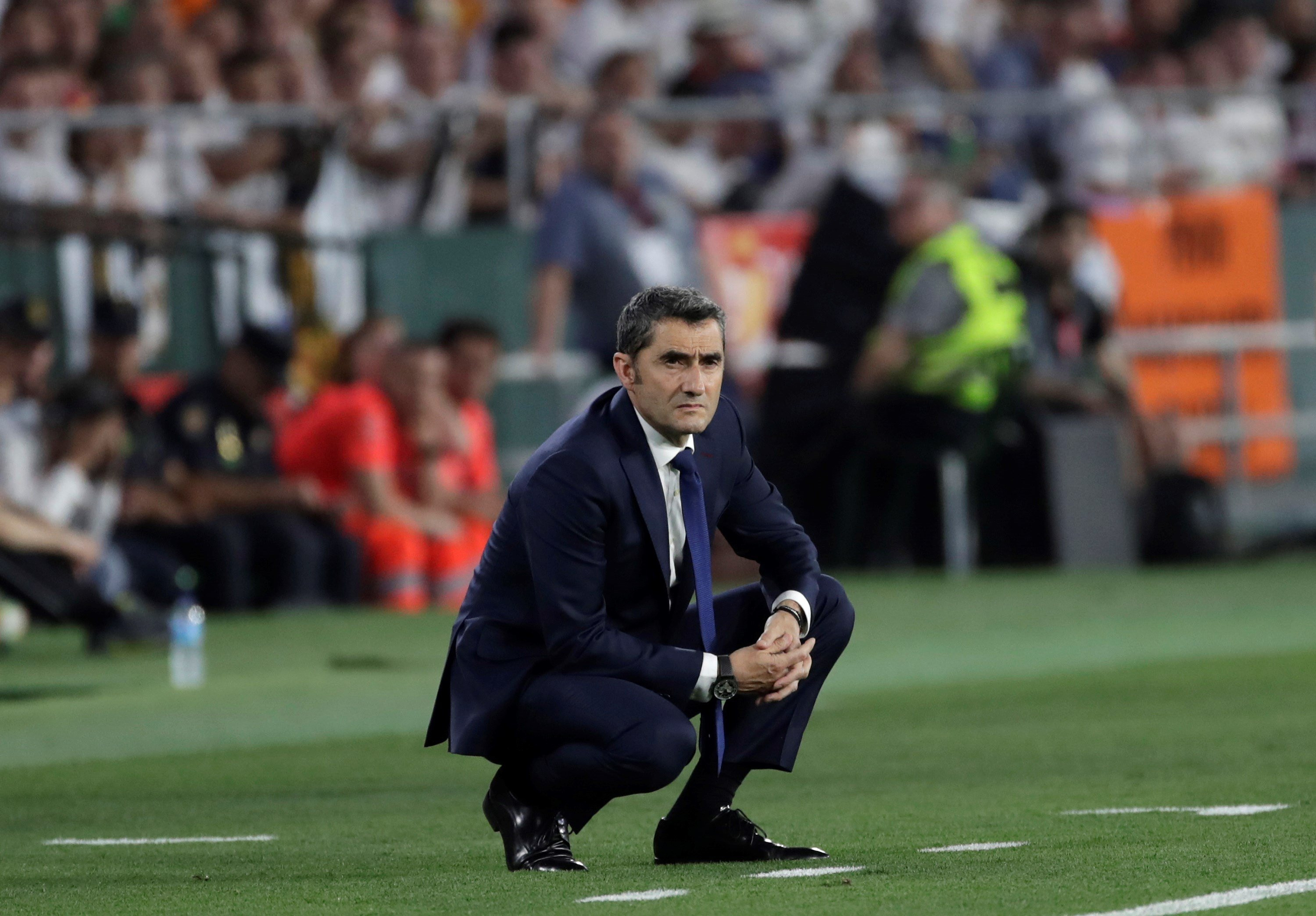 Una foto de Ernesto Valverde durante la final de la Copa del Rey / EFE