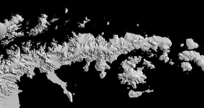 Precisión en los detalles del mapa de la Antártida / REMA
