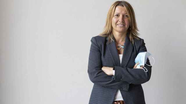 Eva Parera, líder de Valents, en las instalaciones de 'Crónica Global' / CG