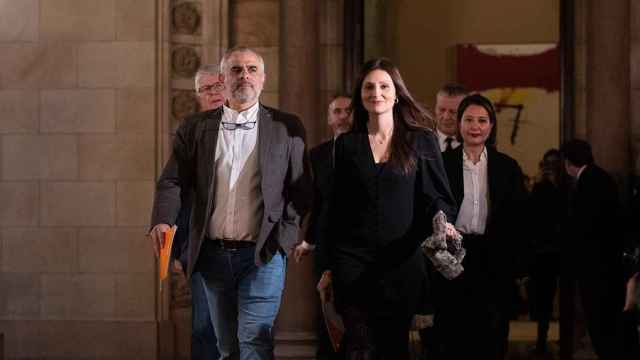 Carlos Carrizosa y Lorena Roldán, los líderes de Ciudadanos en Cataluña / EP