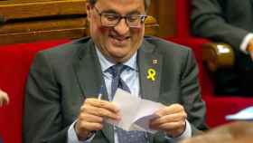 El presidente de la Generalitat, Quim Torra, en el Parlament / EFE