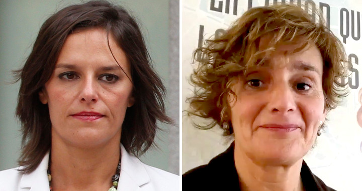 Esperanza García y Rocío León, integrantes de la Junta de Societat Civil Catalana / CG