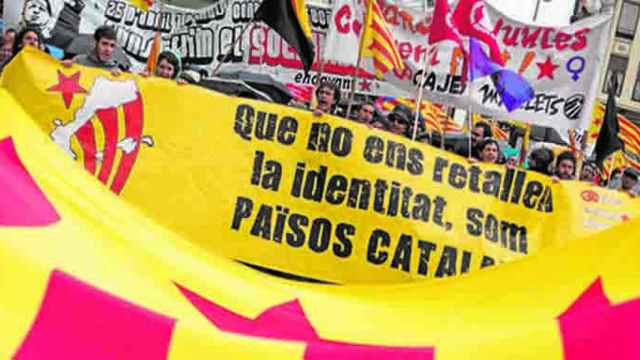Manifestacion a favor del independentismo en Valencia / EFE