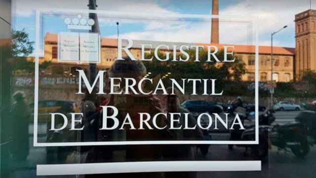 El exterior del Registro Mercantil de Barcelona, en referencia a la creación de empresas en Cataluña en octubre / EFE