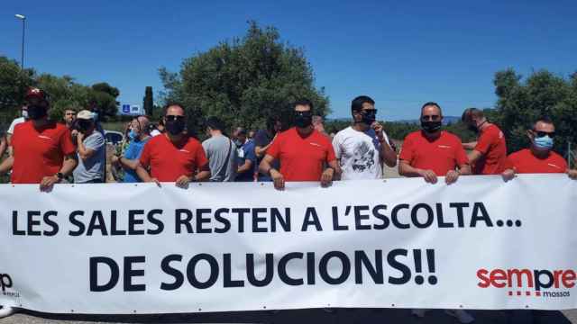 Protesta de mossos por la falta de personal en la Sala 112 de Reus / SAP-FEPOL