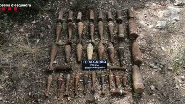 Los explosivos de la Guerra Civil retirados por los Tedax / MOSSOS