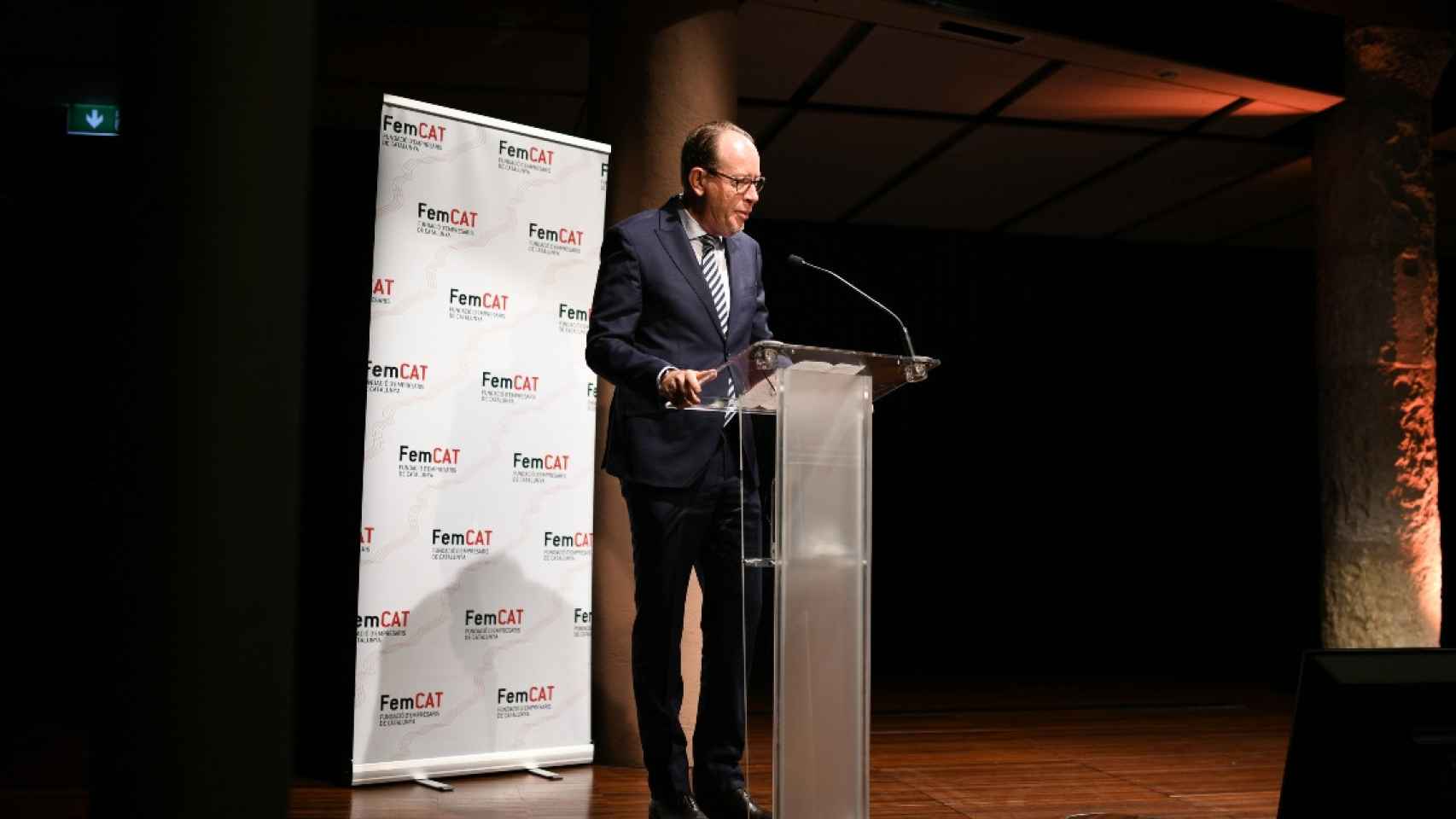 David Marín, presidente de FemCAT, en un acto celebrado en La Pedrera / CEDIDA