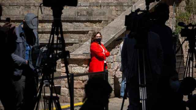 Ada Colau, alcaldesa de Barcelona, durante una presentación cultural / EP