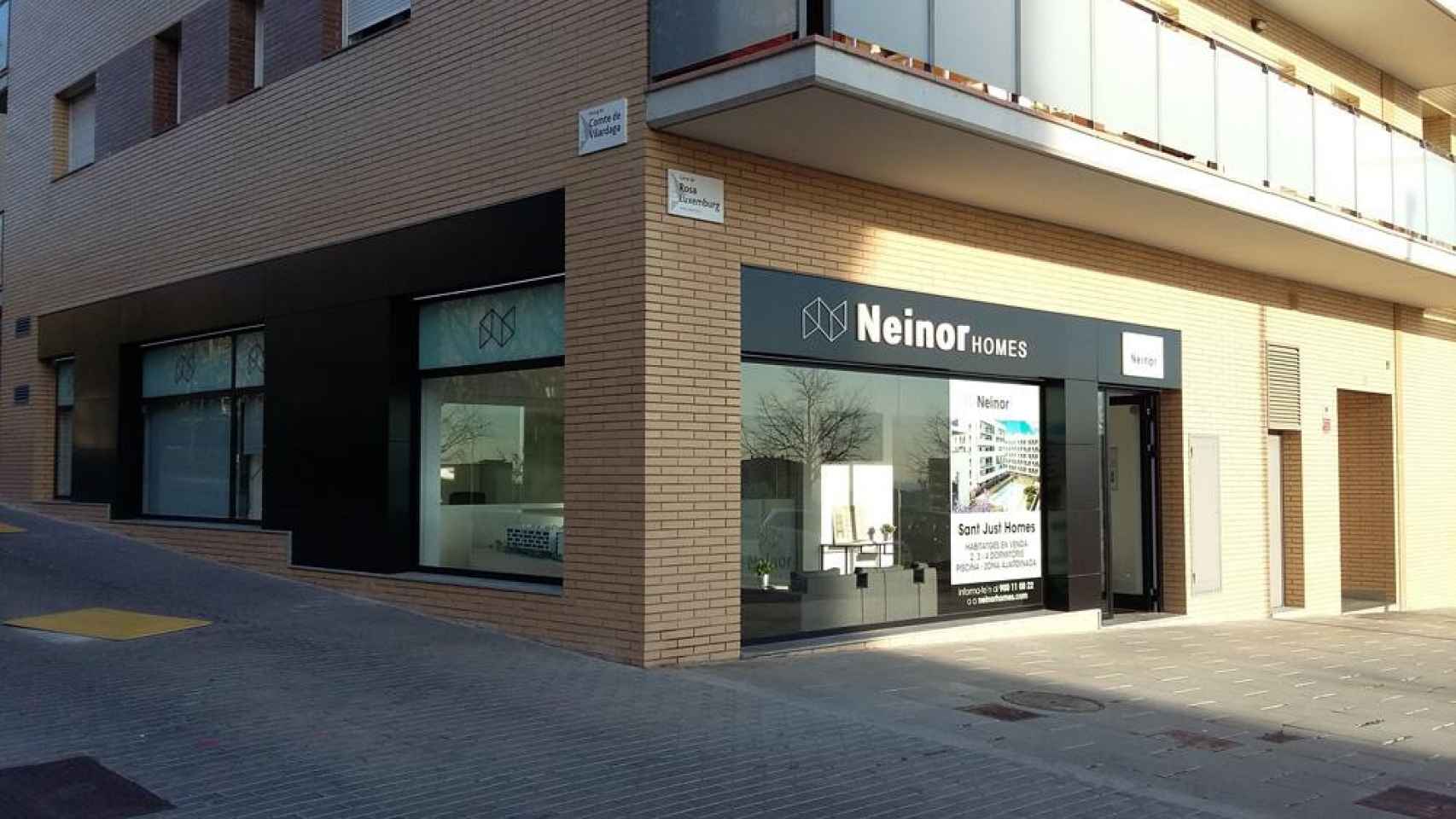 Oficina de ventas de la inmobiliaria Neinor Homes