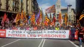 Manifestación de un Primero de Mayo en Barcelona / CCOO