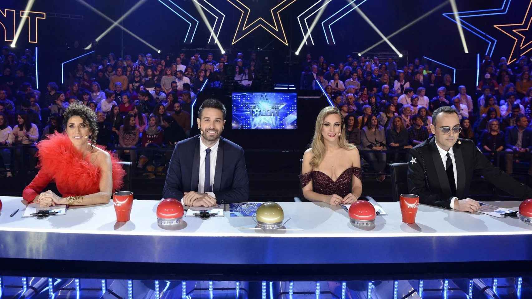El jurado de 'Got Talent': Paz Padilla, Dani Martínez, Edurne y Risto Mejide / MEDIASET