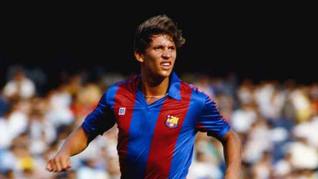 Gary Lineker, en un partido con el Barça / REDES