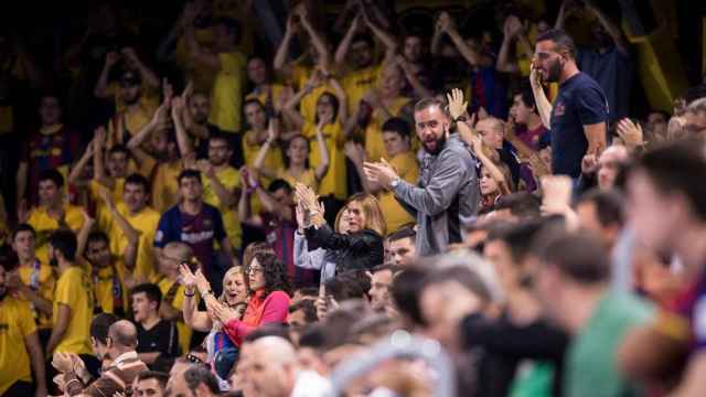 Abonados del Palau Blaugrana disfrutando de un partido del Barça / FC Barcelona