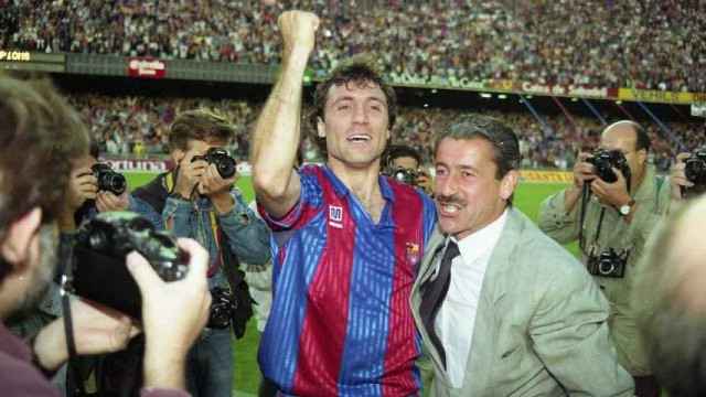 Stoichkov celebrando la Liga 1991-92 / Redes