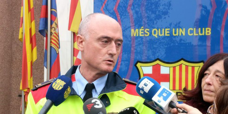 Lluís Miquel Venteo habla sobre la seguridad en el Camp Nou / REDES