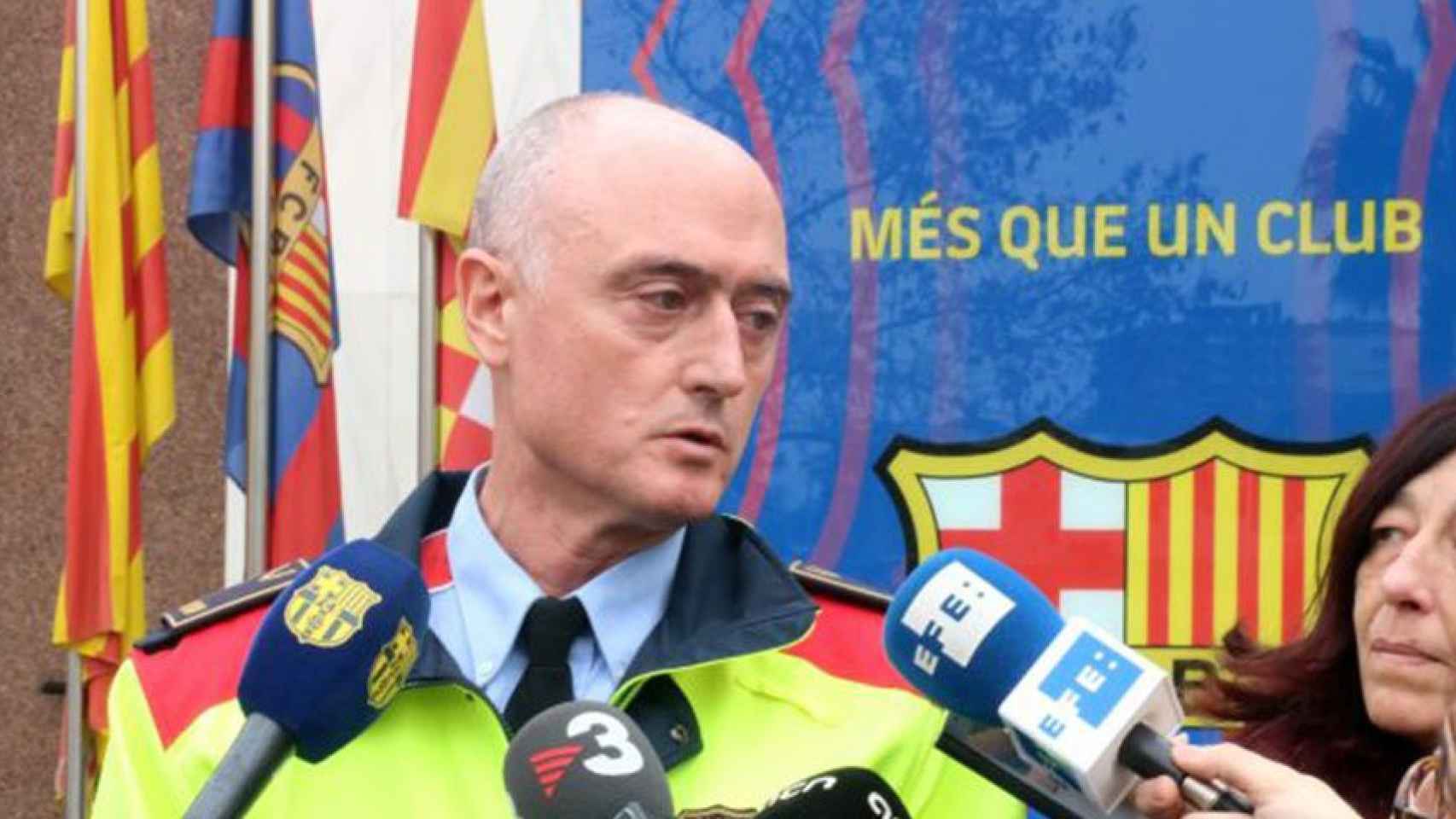 Lluís Miquel Venteo habla sobre la seguridad en el Camp Nou / REDES