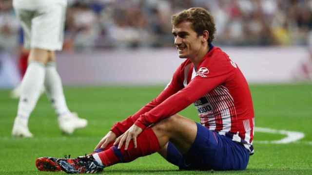 Una foto de Antoine Griezmann lamentando una ocasión / Twitter