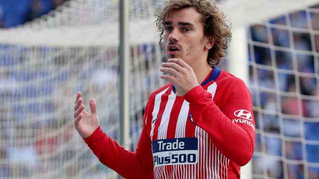 Griezmann en un partido con el Atlético de Madrid / EFE