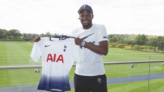 Tanguy Ndombelé, en su presentación como nuevo futbolista del Tottenham / TOTTENHAM HOTSPUR