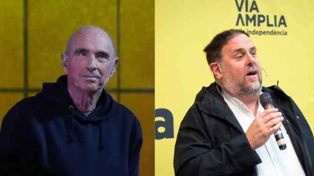 El cantautor catalán Lluís Llach y el líder de ERC, Oriol Junqueras / LLUÍS LLACH - GLÒRIA SÁNCHEZ - EUROPA PRESS