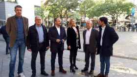 Alberto Fernández y otros dirigentes del PP catalán se desplazan hasta Canet de Mar (Barcelona)