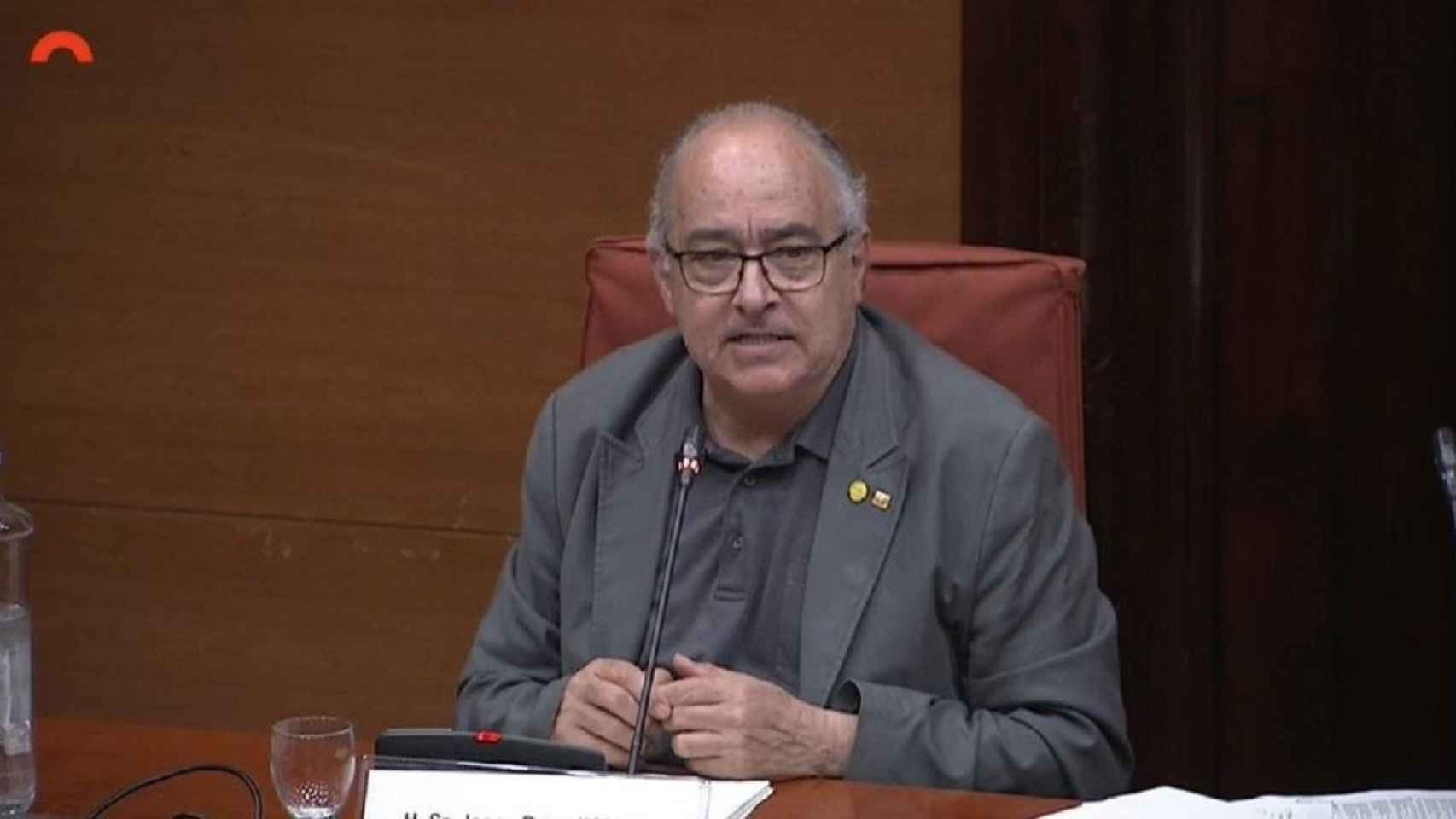 El consejero de Enseñanza, Josep Bargalló, en una comparecencia parlamentaria / EP