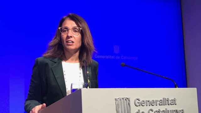 La portavoz del Gobierno de la Generalitat de Cataluña, Meritxell Budó, en una comparencia / EP