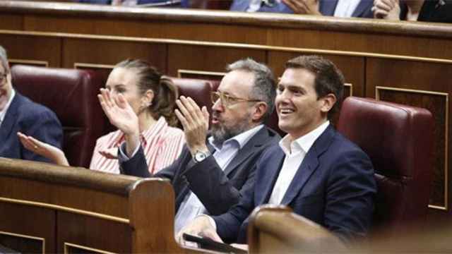 Albert Rivera, líder de Ciudadanos, en el Congreso de los Diputados / EFE