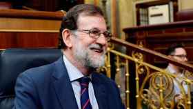 El presidente del Ejecutivo, Mariano Rajoy, en el Congreso de los Diputados / EFE