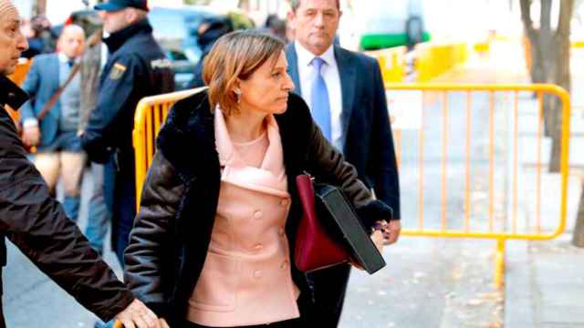 Carme Forcadell, a su llegada hoy al Tribunal Supremo / EFE