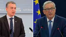 El lehendakari, Iñigo Urkullu, y el presidente de la Comisión Europea, Jean-Claude Juncker / EUROPA PRESS