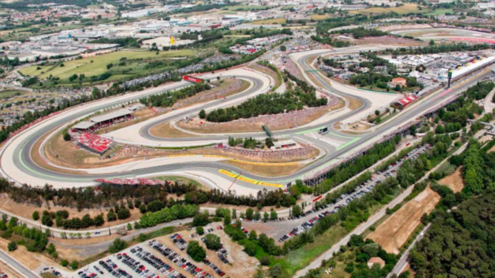 Vista aéra del Circuit de Catalunya