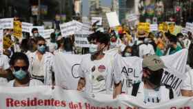 Manifestación de médicos internos residentes (MIR) en Madrid / EP