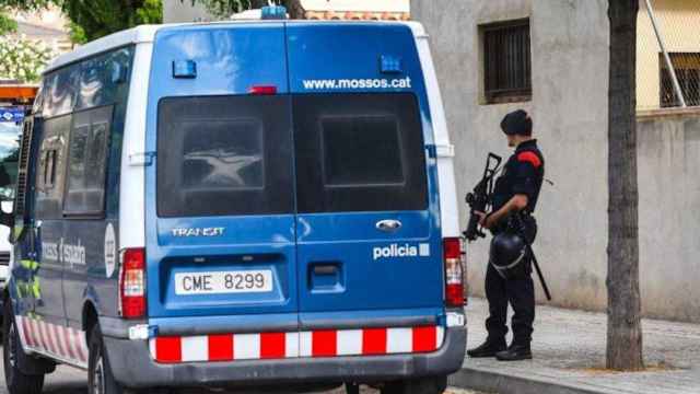 Una foto de los Mossos d'Esquadra en un operativo policial